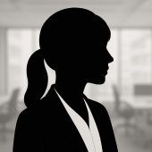 Elegant office silhouette Elegant office silhouette